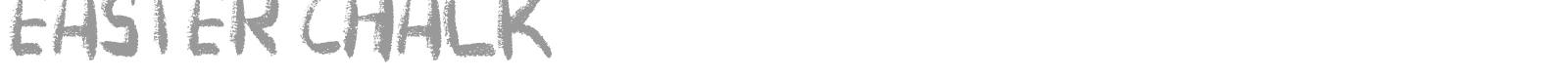 Easter Chalk font preview